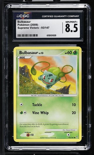 Bulbasaur graded CGC 8.5 for sale on eBay