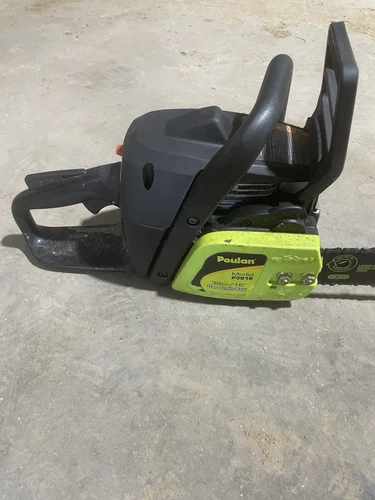 RUNNING Poulan Model P3816 Chainsaw 