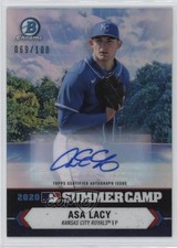 2021 Bowman Chrome 2020 Summer Camp Auto 69/100 Asa Lacy #SC-10 Auto 16zo