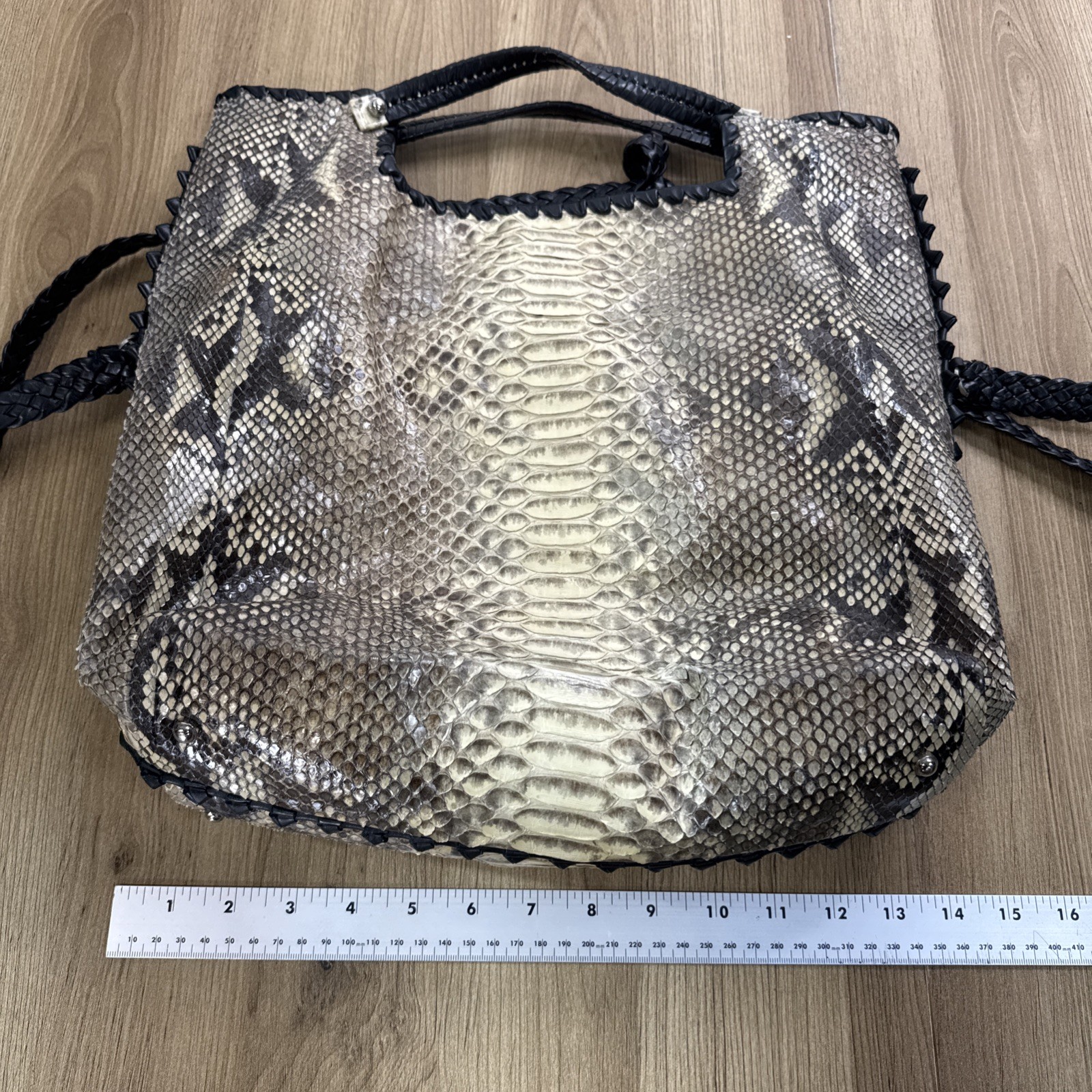 Anthony Luciano Genuine Python Snakeskin Leather … - image 7