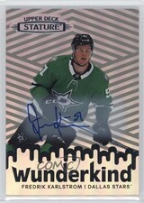 2022-23 Upper Deck Stature Wunderkind Auto Fredrik Karlstrom #W-33 Auto 6o3