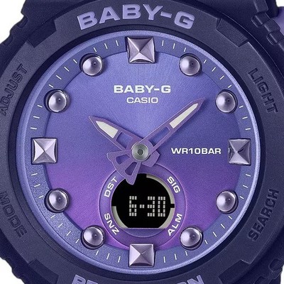 CASIO BABY-G BGA-320-2AJF Slim Analog-Digital Navy Women's Watch Japan JDM