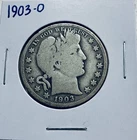 1903 O Barber Half Dollar Good : Low Mintage