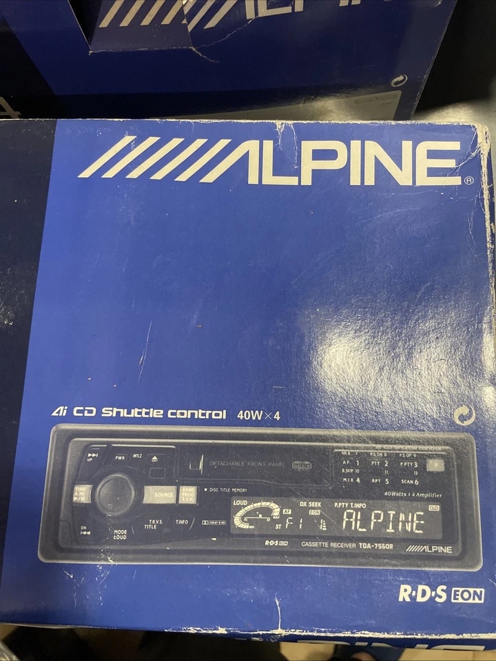 ALPINE TDA-7560R TUNER, TAPE, 40X 4 WATT, 2 PREOUT + CD-CHANGER CHA-S624 - Immagine 4 di 4