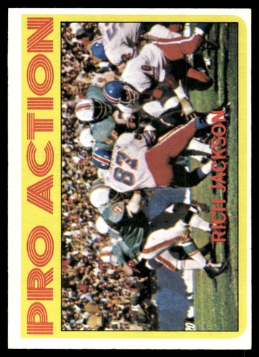 Rich Jackson [In Action] #350 1972 Topps card