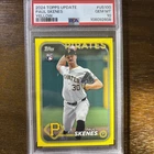 2024 Topps Update Series - Paul Skenes #US100 Yellow White Uniform (RC)