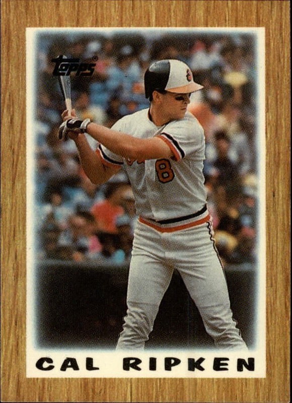 Cal Ripken Jr. 1987 Topps Leaders Mini Card 40
