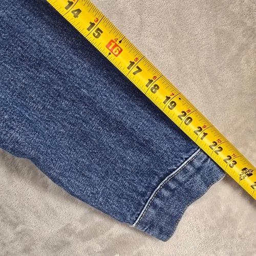 Imogene and Willie Wilkins Jacket Mens Small Indigo Washed Denim Trucker Jacket image 7