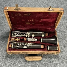 Vintage Evette Sponsored by Buffet Clarinet Pre-WWII Untested Woodwind 1930-1940