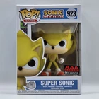Funko Pop! Games Sonic the Hedgehog Super Sonic #923 AAA Anime Exclusive