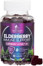 Elderberry Immune Support Gummies - Super Concentrated 35:1 Extract, Equivalent