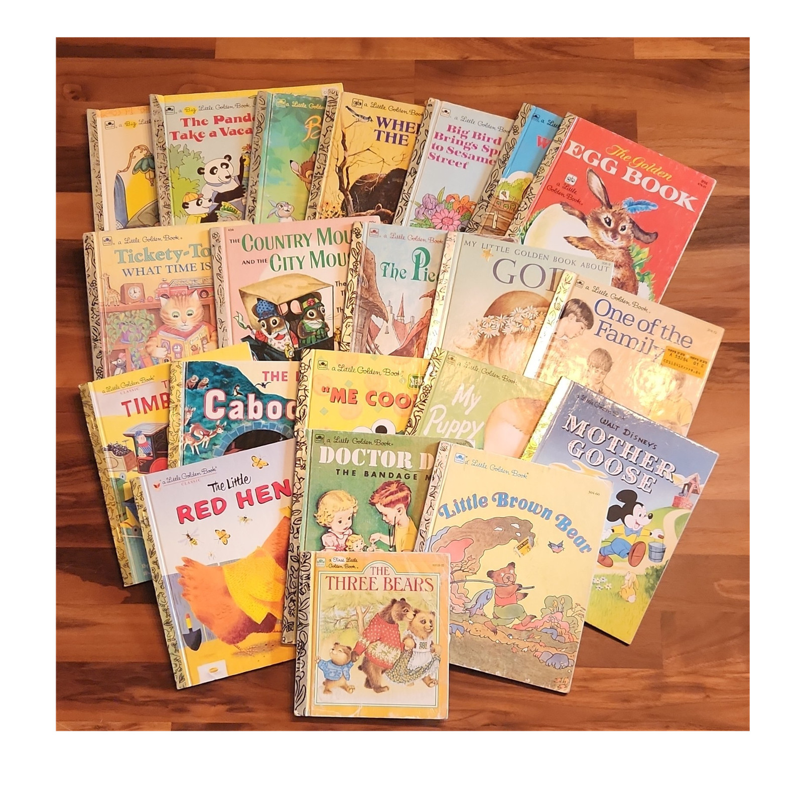 VTG Little Golden Books Children's Illustrated Books, Lot of 21 Hardcover