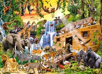 Puzzle (300 T.) Tiere Der Arche Noah (Castorland) Neu/Ovp