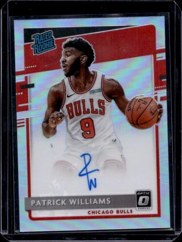 2020-21 Panini Donruss Optic Patrick Williams Rated Rookie Holo Prizm RC #154