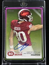 Charlie Becker 2025 Pulse Stratos Indiana Hoosiers Rookie Auto /25