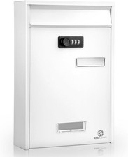 278 Outside Wall-Mounted Mailbox with Combination Lock,Suggestion Box RRP £35