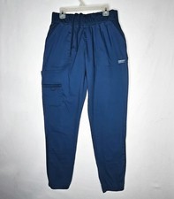 Cherokee Workwear Women's 4-Pocket Elastic Waist Utility Scrub Pants Small EUC