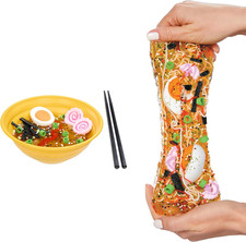 Ramen DIY Slime Kit - Unboxing Ingredients to Make, Smash, and Stretch Your F...