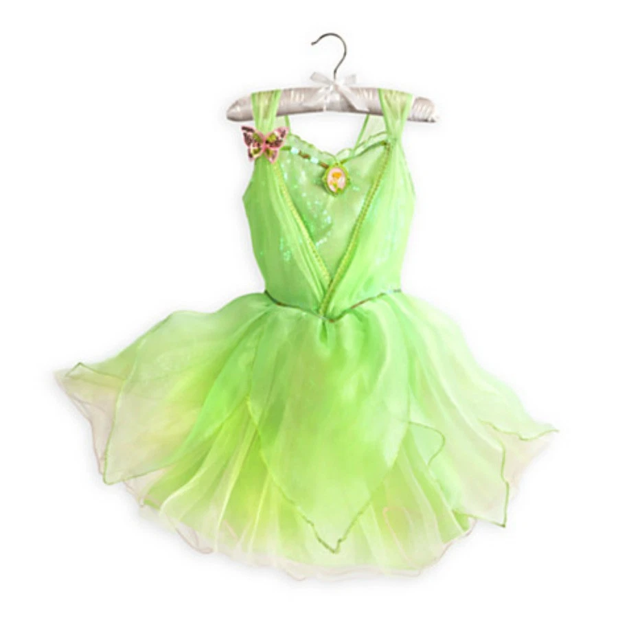 Disney Store Tinker Bell Fairy Costume Wings Shoes Wand (No Tiara) - Image 2 of 4