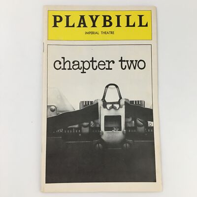 1978 Playbill Imperial Theatre Neil Simon's Chapter Two David Groh Ania ...