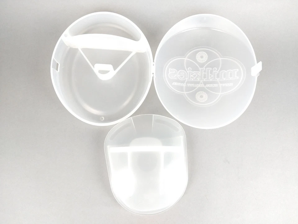 Ahorrador de leche materna Milkies recoge leche con fugas mientras amamantas para madres lactantes Foto 3 de 4