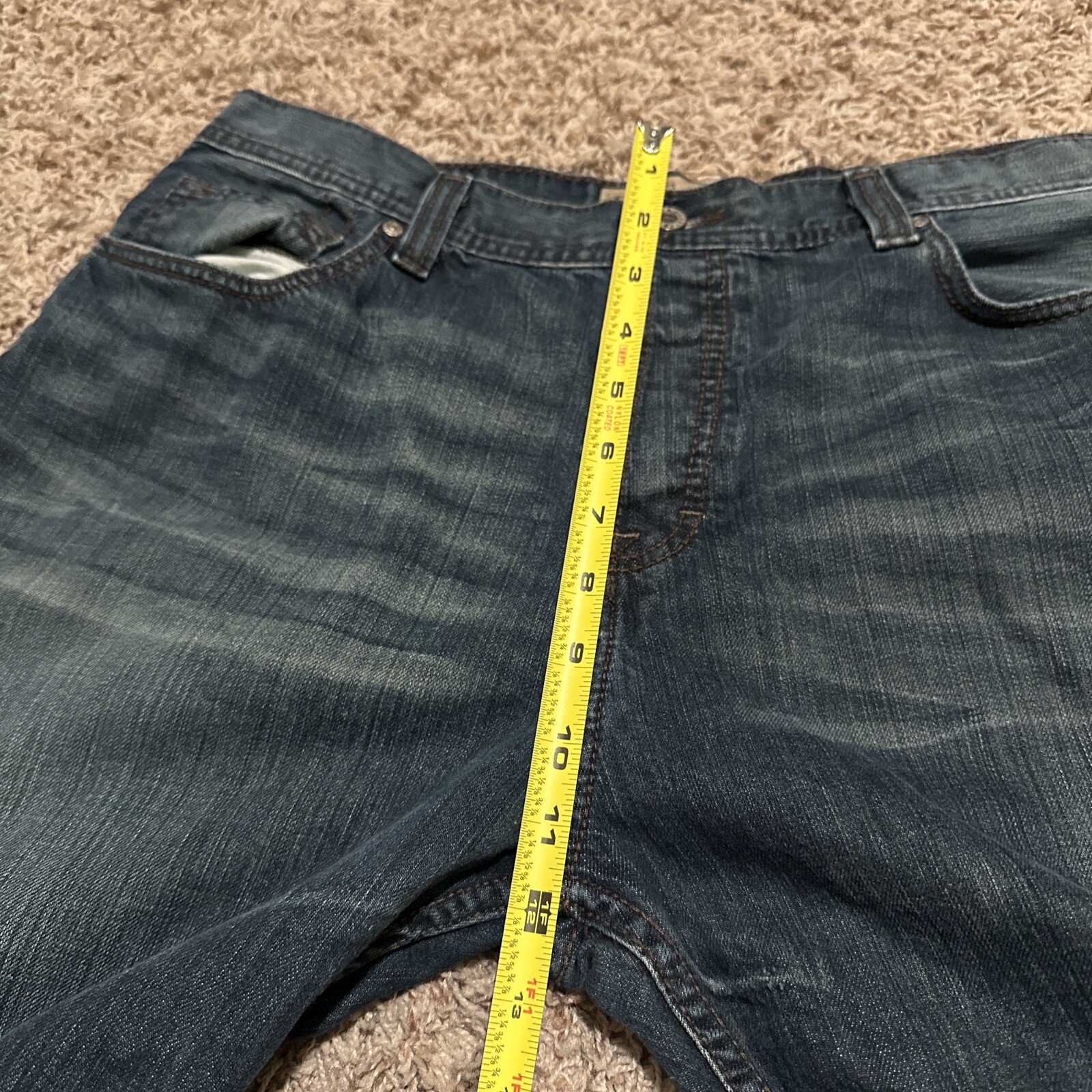 BKE Buckle Jeans Mens 38x32 Medium Wash Seth Straight Leg Distressed eBay