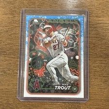 Mike Trout [Holiday Variation SP] #H27 Prices | 2024 Topps Holiday