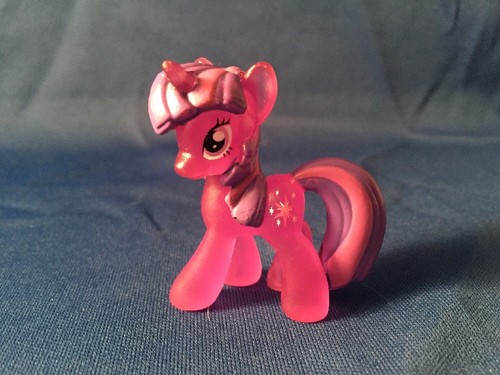 My Little Pony MLP Clear/Neon Mini Pony Twlight Sparkle  - Photo 2 sur 11