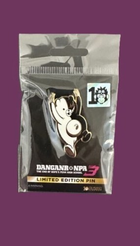 Danganronpa 3 Monokuma Limited Edition Golden Enamel Pin