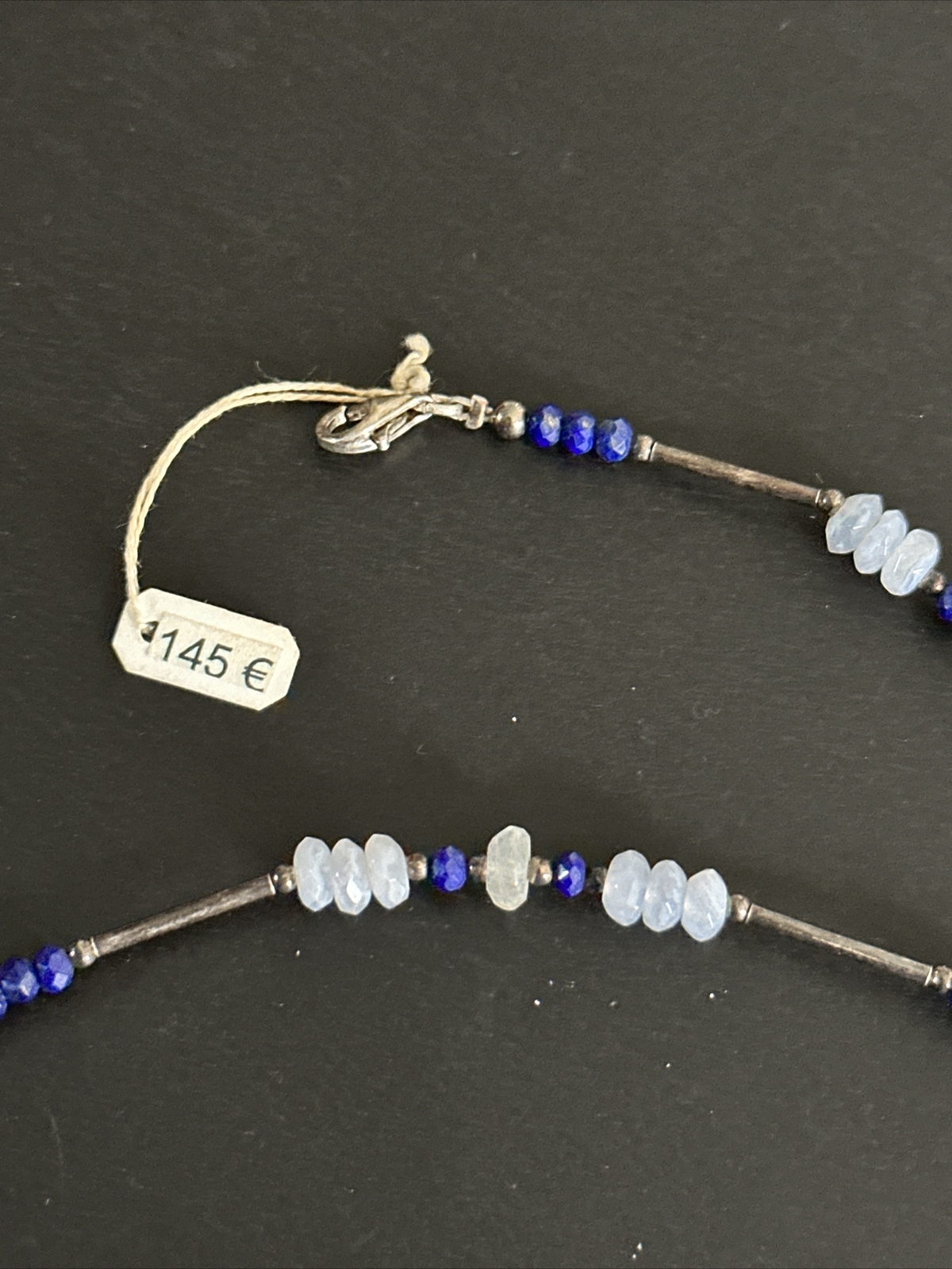 Very Beautiful Solid Silver Designer Craft Lapis … - image 2