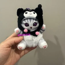 Cute Kuromi Mofusand Doll Toy Keychain Backpack Plushie Mascot Gift