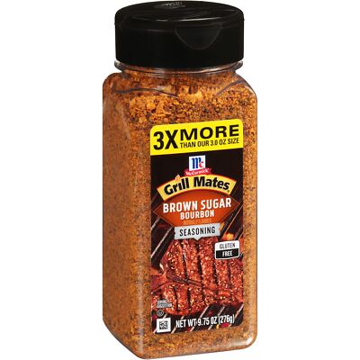 	McCormick Grill Mates Brown Sugar Bourbon Seasoning 9.75 oz	