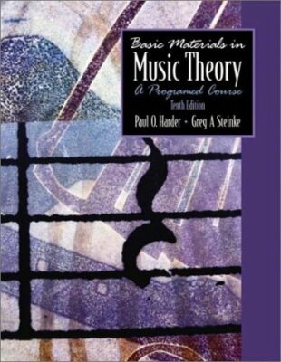 Basic Materials in Music Theory: A Programmed Course, 10th Edition (Book Only 