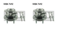 SKF 2X Radnabe Radlagersatz Hinten FüR Opel Astra J Chevrolet Cruze SchräGheck