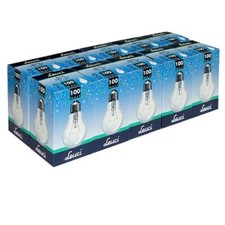 Lampadina incandescenza Goccia chiara 100W 230V E27 confezione 10 pezzi