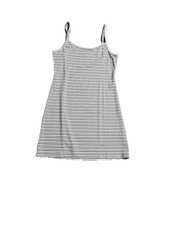 HIPPIE ROSE BLUE CAMI  STRIPED DRESS KNIT DRESS MEDIUM JUNIORS