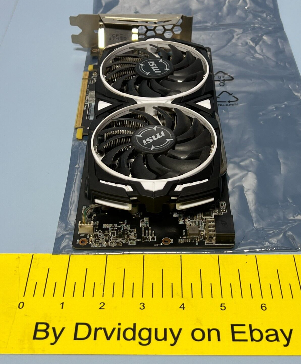 MSI Radeon RX 580 ARMOR OC 8GB GDDR5 Graphics Card MS-V341 AMD GPU