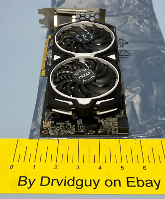 MSI Radeon RX 580 ARMOR OC 8GB GDDR5 Graphics Card MS-V341 AMD GPU