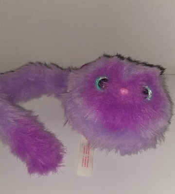 Pomsies Purple Kitty Cat Wearable Interactive Pet Light-Up Eyes