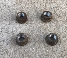 2003-09 Toyota 4Runner FJCruiser Rear Axle Shaft Bolt Nuts 4 Pieces OEM