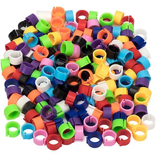Chicken Identification Leg Bands Tags Clip On Leg Rings For Chicks,Ducks 200Pcs - Picture 1 of 5