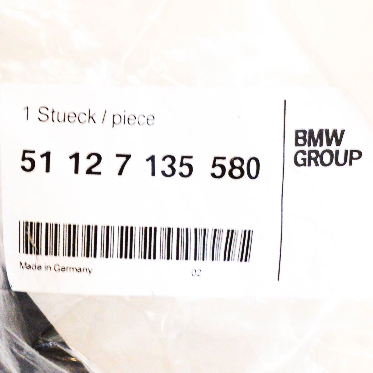 NEU BMW 7 E65 HINTEREN STOßFÄNGERS UNTEREN TRIM 7135580 