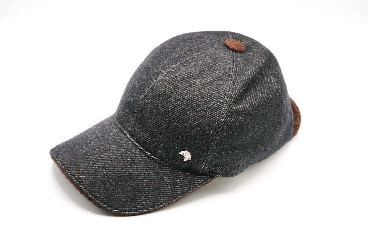 Casquette De Baseball Luxe Stefano Ricci Taille XXS - Cuir, Bleu, Neuve Avec étiquettes