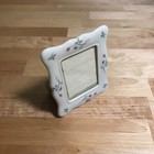 Vintage Lenox Floral Pattern Porcelain Tiny Free Standing Picture Frame 2 3/4x 2