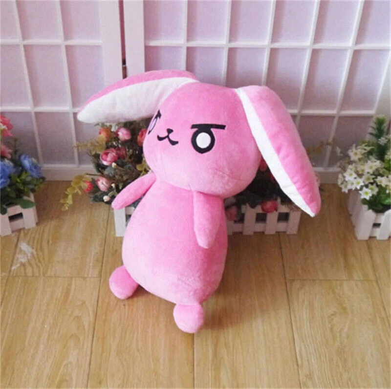 Overwatch DVA Conejo Muñeco de Peluche Juguete de Peluche Regalo Lindo Anime Peluche Coleccionar 53CM Foto 2 de 4