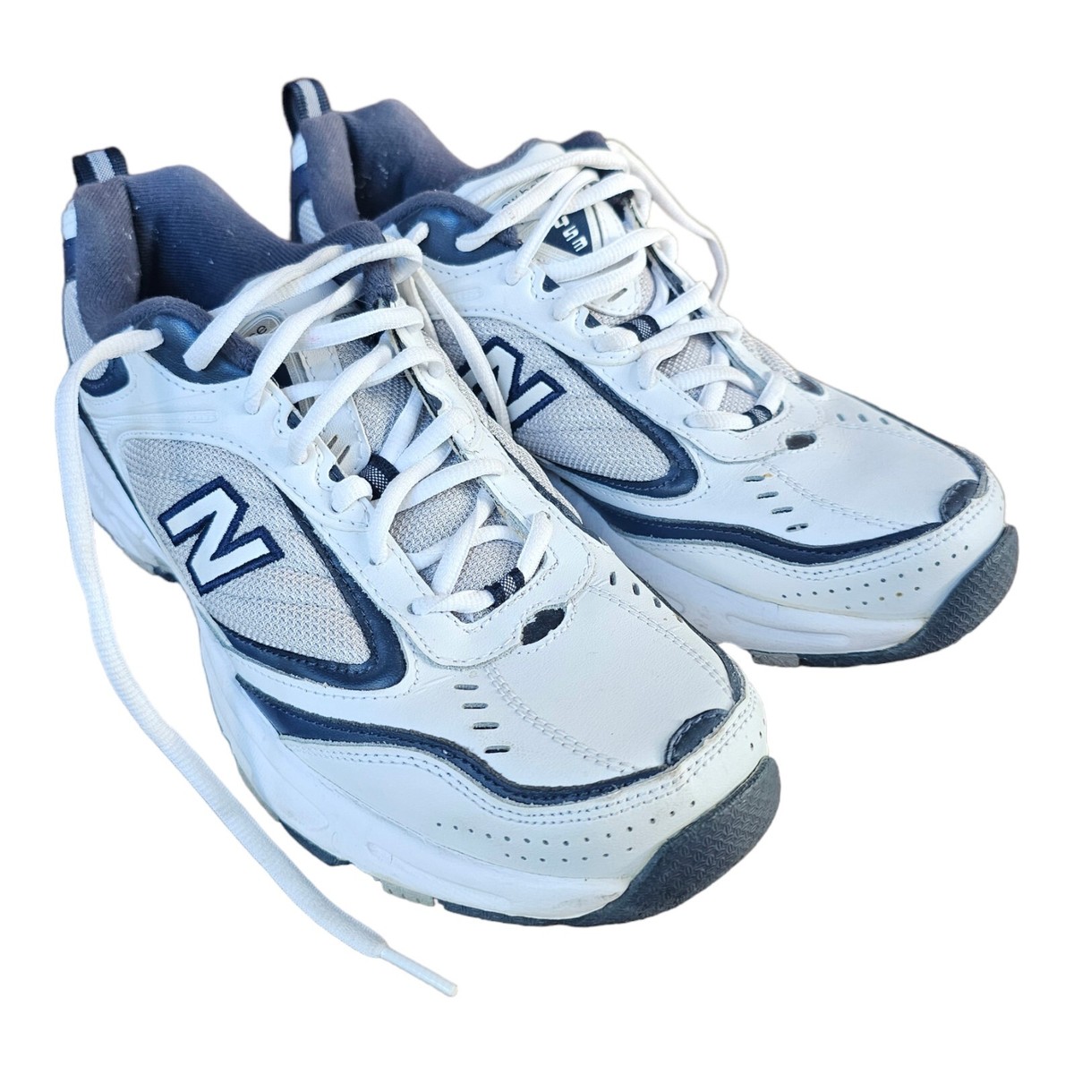 New Balance 453 MX453NS White/Navy Mens Size 8 Missing Original