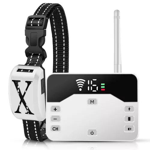 Recinzione Elettrica per Cani 2 in 1 Wireless Recinzione per Cani Collare Sistema di Contenimento per Animali Domestici - Foto 54 di 68