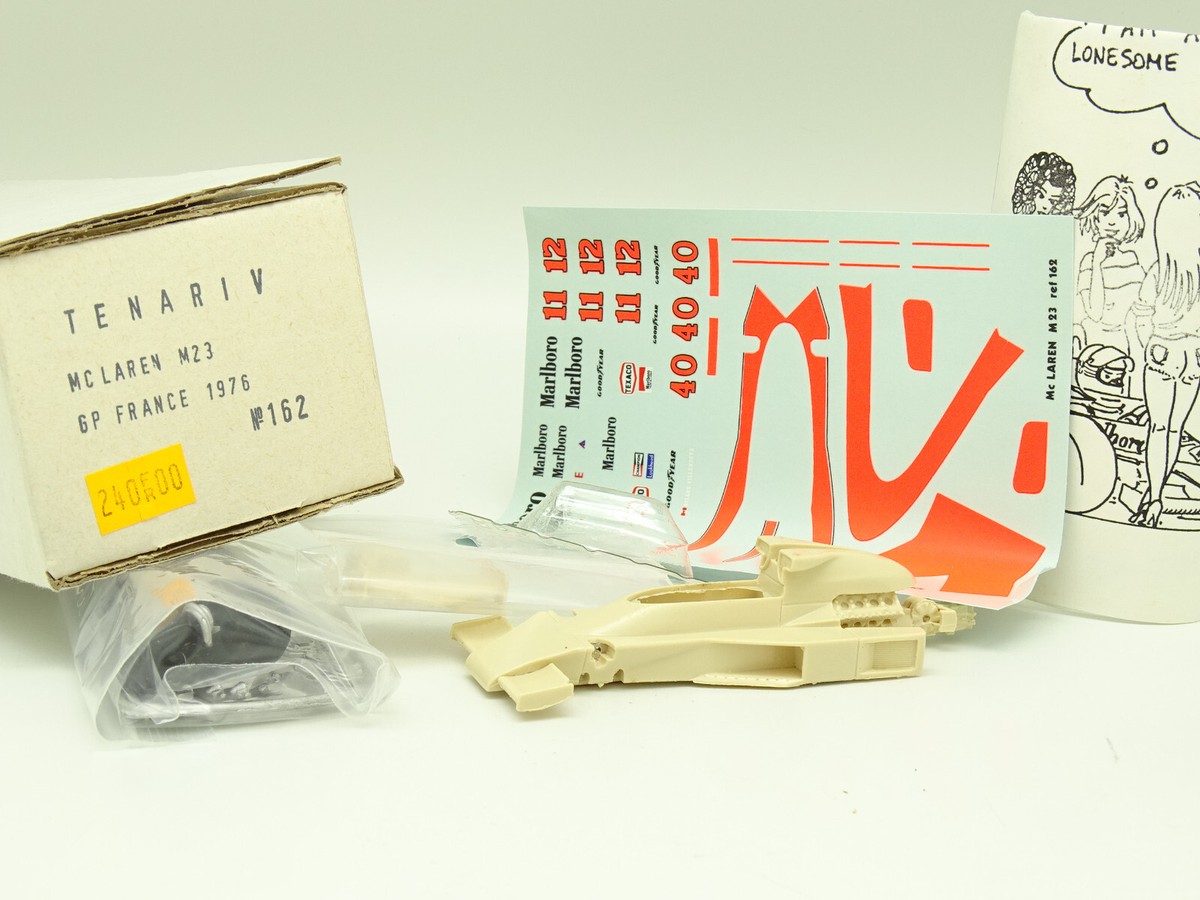TENARIV 1/43 MCLAREN M23 1976年 フランスGP TENARIV Set Zum Zusammenbauen 1/43 - F1 Mclaren M23 Marlboro