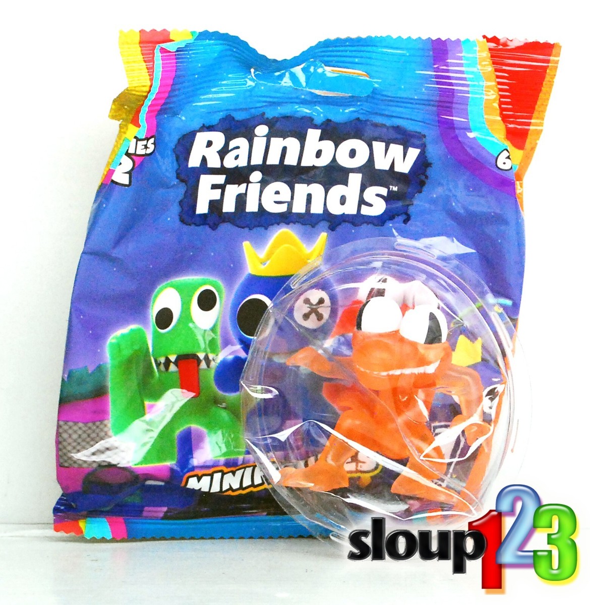 RAINBOW FRIENDS - MYSTERY FIGURES - CLEAR ORANGE MONSTER - CHASE