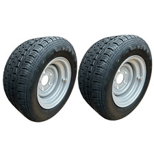 195/55R10c Komplettrad für Anhänger 6Jx10  ...